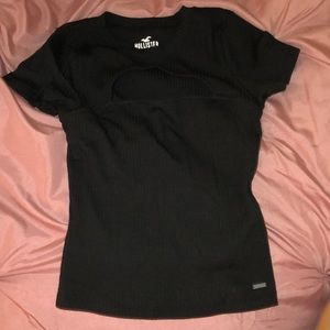 Hollister cropped baby t shirt